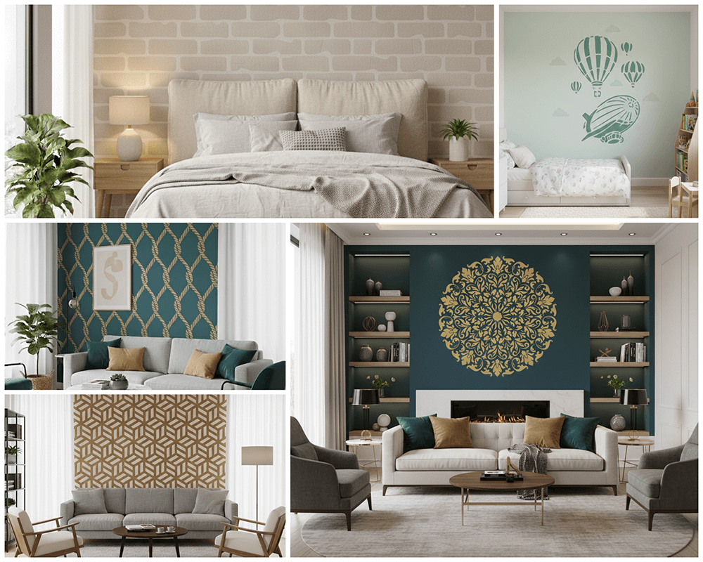 Transform Your Walls with Beautiful Stencils